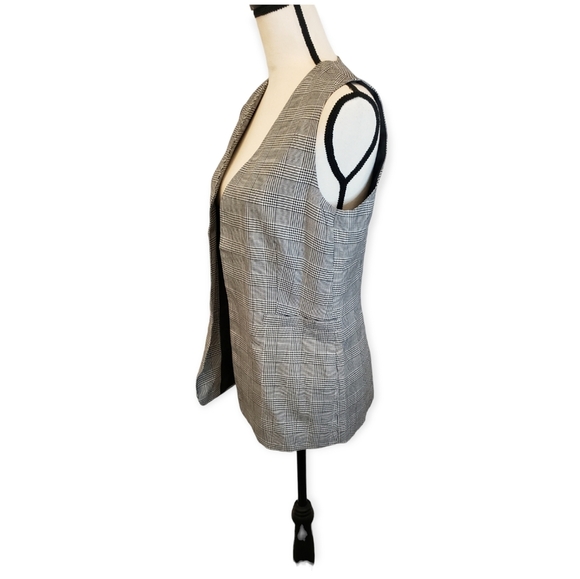 Sincerely Jules Houndstooth Open Vest - Picture 2 of 7